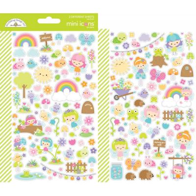 Doodlebug Fairy Garden - Mini Icons Sticker